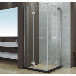 Душевая кабина без поддона 90x90 Asignatura Aragon 89020409 (профиль сатин, стекло прозрачное), фото 