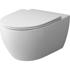 Безободковый подвесной унитаз Am.Pm Bliss L C531700WH FlashClean (без сидения), фото 