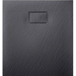 Душевой поддон 90x90 Asignatura Tinto 49837002 (черный матовый), Доступные размеры: 90 x 90, Цвет производителя: черный, фото 