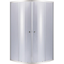 Душевая кабина без поддона 80x80 см Lidz Latwa SC80x80.SAT.MID.GR (профиль сатин, стекло тонированное), фото 