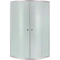 Душевая кабина без поддона 80x80 см Lidz Latwa SC80x80.SAT.LOW.FR (LLSC8080SATLOWFR2, профиль сатин, стекло матовое), фото 