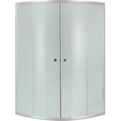 Душова кабіна без піддону 90x90 см Lidz Latwa SC90x90.SAT.HIGH.FR (LLSC9090SATHIGHFR2, профіль сатин, скло матове), фото 