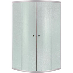 Душевая кабина без поддона 90x90 см Lidz Latwa SC90x90.SAT.LOW.FR (LLSC9090SATLOWFR2, профиль сатин, стекло матовое), фото 