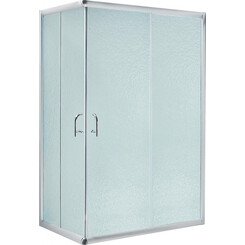 Душевая кабина без поддона 100x80 см Lidz Wawel SC100x80.SAT.LOW.FR (LWASC10080SATLOWFR2, профиль сатин, стекло матовое), фото 