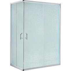 Душевая кабина без поддона 120x80 см Lidz Wawel SC120x80.SAT.LOW.FR (LWASC12080SATLOWFR2, профиль сатин, стекло матовое), фото 