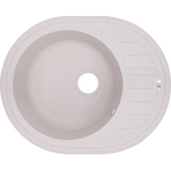 Кухонна мийка Lidz 620x500/200 COL-06 (LIDZCOL06620500200, штучний камінь, 61x49 см, світло-бежева), Колір виробника: бежевий, фото 