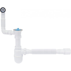 Сифон для кухонной мойки Lidz LK12 (60 08 E004 00), фото 