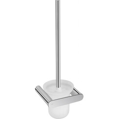 Ершик для унитаза настенный Qtap Stetka 3102103C (QTSTK3102103C, белый/хром), фото 
