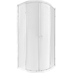 Душевая кабина без поддона 80x80 см Qtap Presto CRM1088AP5 (профиль хром, стекло матовое), фото 