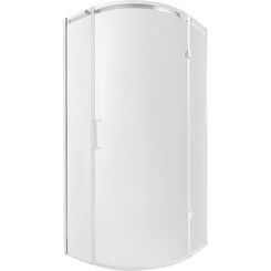 Душевая кабина без поддона 90x90 см Qtap Virgo CRM1099AC8 (профиль хром, стекло прозрачное), фото 