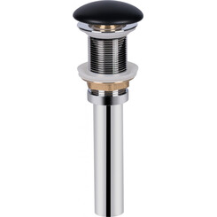 Донный клапан Qtap PU03 (QT066PU03MB, черный), фото 