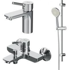 Набор смесителей для ванны 3 в 1 Am.Pm X-Joy F40985B00 (F85B02100+F85B10000+F0190000), фото 