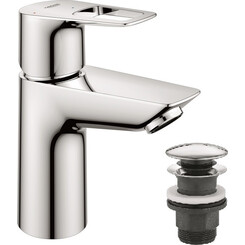 Змішувач для раковини Grohe BauLoop New S-Size 23883001 (з донним клапаном), фото 