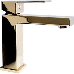 Змішувач для умивальника Rea Fenix REA-B6395 (золотий), фото 