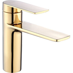 Змішувач для умивальника Rea Storm REA-B9981 (золотий), Колір виробника: золото, фото 