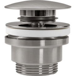 Донний клапан Rea REA-A6000 (нікель), Колір виробника: нікель, фото 