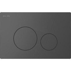 Клавиша смыва Am.Pm Pro L I049038 (черная матовая, пневматическая), фото 