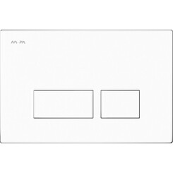 Клавиша смыва Am.Pm Pro S I047001 (белая, пневматическая), фото 