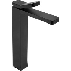 Смеситель для умывальника высокий Asignatura Unique 85521602 (черный матовый), фото 
