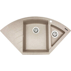 Miraggio Europe 0000017 Мийка для кухні врізна кутова 110x57 см, терра, Колір виробника: тера, фото 