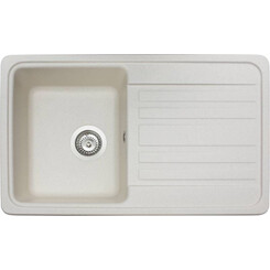 Miraggio Versal 0000060 Мийка для кухні прямокутна врізна 75x46 см, жасмин, Колір виробника: жасмин, фото 