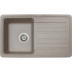 Miraggio Versal 0000062 Мийка для кухні прямокутна врізна 75x46 см, терра, Колір виробника: тера, фото 