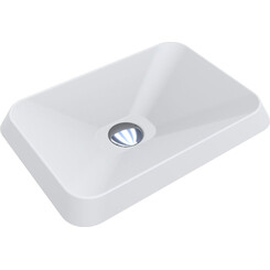 Miraggio Albena 0000156 Умивальник прямокутний врізний 44x31 см, білий матовий, Доступні розміри: 44 x 31, Технологія виробництва: Miramarble Matt, Колір виробника: білий матовий, фото 