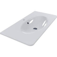 Умивальник Miraggio Ella Miramarble 0002049 (99.9x49.9 см, з крилом), фото 