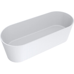 Miraggio Providence 0000277 Ванна отдельностоящая овальная 170x70 см, белый матовый, Технология производства: Miramarble Matt, Цвет производителя: белый матовый, фото 