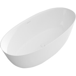 Ванна каменная Volle 12-22-168 (170x80 см, отдельностоящая, с сифоном, с ножками), фото 