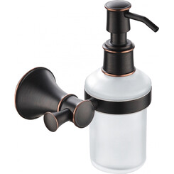 Дозатор для жидкого мыла Imprese Podzima Zrala ZMK02170831 (черный матовый, настенный), фото 