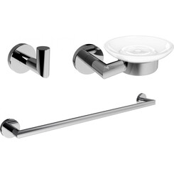 Набор аксессуаров для ванной комнаты Imprese Hranice 100013 (3 в 1), фото 