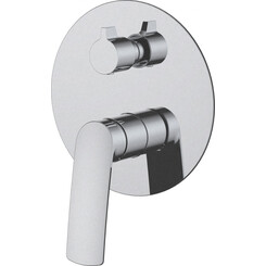 Смеситель скрытого монтажа для ванны Volle Cante 1512.031402 (никель, внутренняя часть в комплекте), фото 