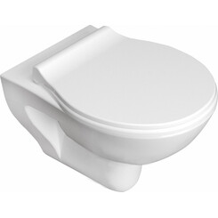 Безободковый подвесной унитаз Imprese Netka Rimless C065048 (с сиденьем микролифт), фото 