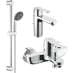Комплект змішувачів для ванної кімнати Grohe QuickFix Get UA202701MQ (26032000+23454000+32887000), фото 