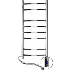 Электрический полотенцесушитель Navin Камелия Sensor 10-007133-3680 (360x800, левый, сенсорный, с таймером), Доступные размеры: 360 x 800, Цвет производителя: хром, Подключение полотенцесушителя: левое, фото 