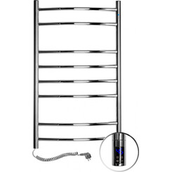 Электрический полотенцесушитель Navin Камелия Sensor 10-007133-4880 (480x800, левый, сенсорный, с таймером), Доступные размеры: 480 x 800, Цвет производителя: хром, Подключение полотенцесушителя: левое, фото 