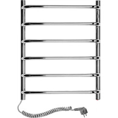 Электрический полотенцесушитель Navin Симфония 10-009120-4860 (480x600, левый), Доступные размеры: 480 x 600, Цвет производителя: хром, Подключение полотенцесушителя: левое, фото 