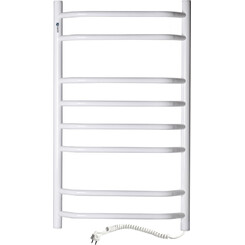 Электрический полотенцесушитель Navin Блюз 12-006030-4880 (480x800, белый глянец, правый), Доступные размеры: 480 x 800, Цвет производителя: белый глянец, Подключение полотенцесушителя: правое, фото 