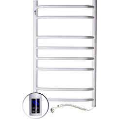 Электрический полотенцесушитель Navin Блюз Sensor 12-006033-4880 (480x800, белый глянец, правый, сенсорный, с таймером), Доступные размеры: 480 x 800, Цвет производителя: белый глянец, Подключение полотенцесушителя: правое, фото 