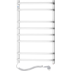 Электрический полотенцесушитель Navin Симфония 12-009130-4880 (480x800, белый глянец, левый), Доступные размеры: 480 x 800, Цвет производителя: белый глянец, Подключение полотенцесушителя: левое, фото 