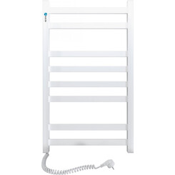 Электрический полотенцесушитель Navin Авангард 12-028150-4880 (480x800, белый глянец, левый), Доступные размеры: 480 x 800, Цвет производителя: белый глянец, Подключение полотенцесушителя: левое, фото 