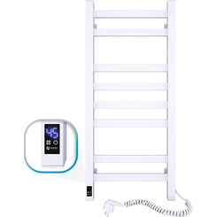 Электрический полотенцесушитель Navin Авангард Sensor 12-028053-3680 (360x800, белый глянец, правый, сенсорный, с таймером), Доступные размеры: 360 x 800, Цвет производителя: белый глянец, Подключение полотенцесушителя: правое, фото 