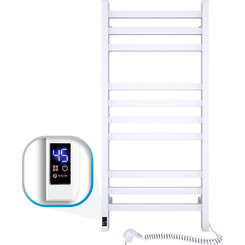 Электрический полотенцесушитель Navin Авангард Sensor 12-028053-4810 (480x1000, белый глянец, правый, сенсорный, с таймером), Доступные размеры: 480 x 1000, Цвет производителя: белый глянец, Подключение полотенцесушителя: правое, фото 