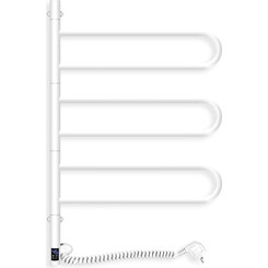 Полотенцесушитель Fouette 480х800 Sensor с таймером, белый, фото 