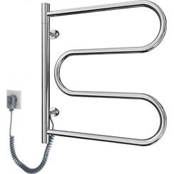 Электрический полотенцесушитель Mario Лассо 2.3.0600.12.P (4820111353835, 515x485, хром/черный матовый), фото 