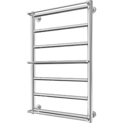 Водяной полотенцесушитель Mario Одисей 1.1.1701.01.P (4820111350681, 700x530, хром/сатин/белый глянец/черный матовый/графит/золото/бронза, с полкой), фото 