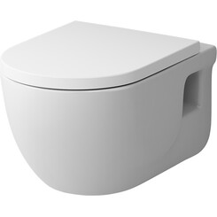 Безободковый подвесной унитаз Am.Pm Like FlashClean C801701SC (с сиденьем), фото 