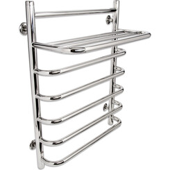 Водяной полотенцесушитель Laris Стандарт П7 71207699 (500x660, хром/белый/черный/золото/бронза, с полкой), фото 