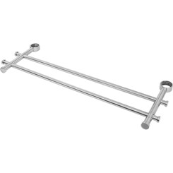 Полка для полотенцесушителя Laris ПР-500 Классик 71401076 (нержавеющая сталь, раздвижная, на стойку 30 мм), фото 